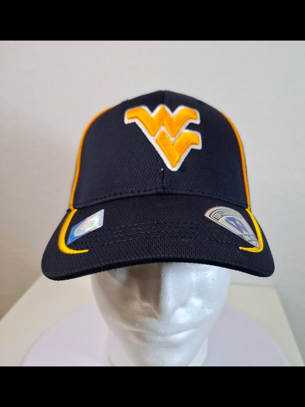 Navy and Gold WV Logo Baseball Cap